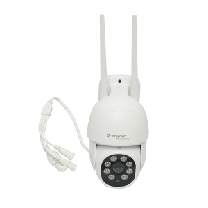 Camera de supraveghere 8 MP, WIFI 2.4GHz, rotire 360 grade PTZ cu senzor de miscare, alarma, detectie umana, night vision si aplicatie IPC360 Home, BRECKNER GERMANY, BK79713