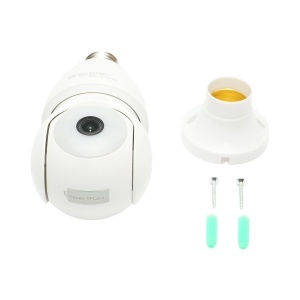 Camera de supraveghere smart 2MP tip bec E27, WIFI 2.4GHz, PTZ 360 grade, alarma, senzor miscare, detectie umana AI si aplicatie iCSee, BK98653 - Img 2