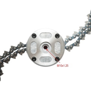 Cap tambur motocoasa cu lant drujba M10x1.25mm universal, 40TH396 - Img 4