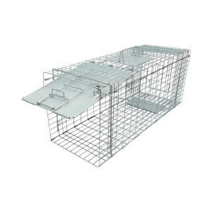 Capcana animale mici tip colivie pliabila metalica 78x30x32cm, DISUD86 - Img 2