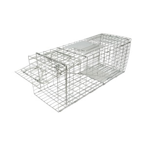 Capcana animale salbatice tip colivie robusta metalica 66x25x25cm, DISUD88 - Img 3