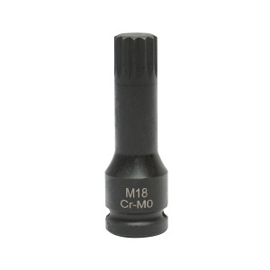Cheie tubulara de impact spline M18, 78mm, patrat 1/2 Cr-Mo, Cod: DISTS85