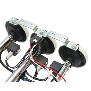 Claxon 3 trompete 24V pentru compresor de aer, BK79878 - Img 4