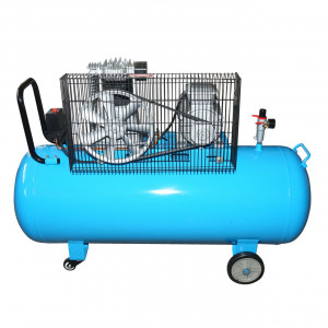 Compresor aer 380V, 200L putere 3kW/4CP presiune maxima 8 Bar, debit 300L/min,Cod: BK78553, Brand: BRECKNER GERMANY - Img 3