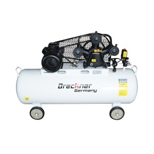 Compresor aer pe curea 200L, motor 3 cilindri 3KW/4CP, presiune maxima 8 bar, volum aer aspirat 525 L/min Breckner Germany, BK76304