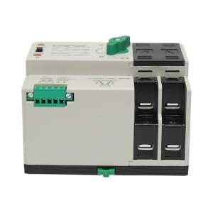 Comutator ATS 220V monofazat, separator automat de la panouri fotovoltaice la retea LRQ5-100/2P 100A Longroad, BK76023 - Img 2