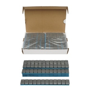 Contragreutati autoadezive negre echilibrare roti Fe 60g (5gx12 buc) 100 benzi/cutie, DISRW26