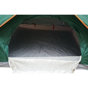 Cort camping 2 persoane verde pliabil automat pop-up 2 intrari, impermeabil cu protectie UV si plasa anti-insecte 200x200x145cm, BRECKNER GERMANY, BK76203 - Img 8
