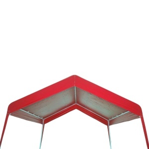 Cort evenimente pavilion gradina 3x3m rosu, acoperis impermeabil in 2 ape, structura otel galvanizat Breckner Germany, BRECKNER GERMANY, BK99231R - Img 6