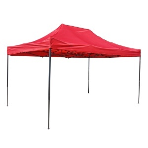 Cort pavilion pliabil 3x4.5m rosu impermeabil, inaltime reglabila, cadru metalic Breckner Germany, BRECKNER GERMANY, BK76218 - Img 2