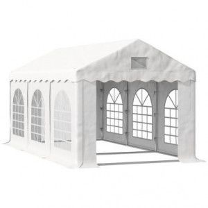 Cort pentru evenimente din PVC cu latime 3m si lungime 6m, cadru din otel galvanizat, Cod: DISLP54 - Img 1