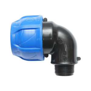 Cot compresiune, cu filet exterior, D32mmx3/4 toll, PN16, pentru sisteme de irigatii, Cod: DISLV73, Poelsan - Img 2
