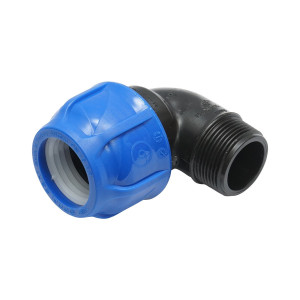 Cot compresiune, cu filet exterior, D40mmx1-1/4 toll, PN16, pentru sisteme de irigatii, Cod: DISLV77, Poelsan - Img 4