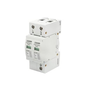 Descarcator la supratensiune cu semnalizare pentru sisteme fotovoltaice LA-SPD-2P-40kA-385V, Cod: DISHT40, Brand: Leader - Img 2