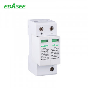 Descarcator la supratensiune cu semnalizare pentru sisteme fotovoltaice, 2P, 20-40KA, DC600V T2 - Img 1