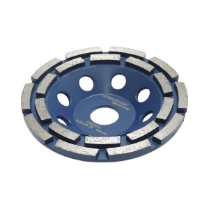 Disc diamantat segmentat tip cupa 125x22.23, dublu rand grosier, standard CONCRETE pentru slefuire beton, piatra, mozaic Breckner Germany, BRECKNER GERMANY, BK79786 - Img 3