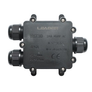 Doza etansa cu presetupe 24A 450V AC, 3 cai 3-14mm IP68 Leader, Leader, BK79118 - Img 2