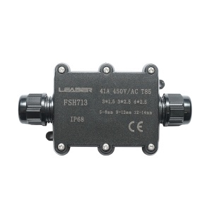 Doza etansa cu presetupe 41A 450V AC, 2 cai 5-14mm IP68 Leader, Leader, BK79119 - Img 2