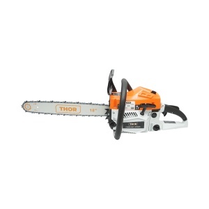 Drujba pe benzina profesionala 2 timpi 58cc, 3.3CP, 8500rpm, lama 18 inch (450mm) THOR, 40TH485