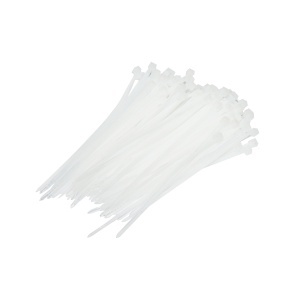 Faseta colier plastic alb 2.5x100mm 100 buc/set Breckner Germany, BRECKNER GERMANY, BK80365
