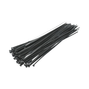 Faseta colier plastic negru 4.7x350mm pentru prindere capace roti auto 100 buc/set Longroad, DISTX55 - Img 2