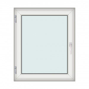 Fereastra 100x120cm, 1 canat, alb, stanga si rabatare, Klass, 7cm, 6 camere, 2 garnituri - Img 1