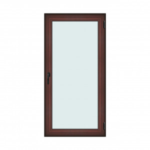Fereastra 100x200cm, 1 canat, mahon, dreapta si rabatare, Klass, 7cm, 6 camere, 2 garnituri - Img 1