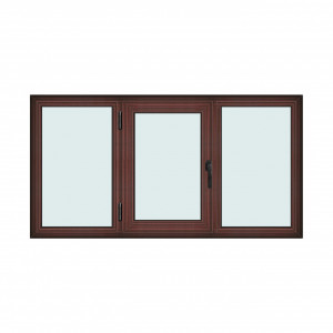 Fereastra 190x100cm, 3 canate, mahon, stanga si rabatare, Klass, 7cm, 6 camere, 2 garnituri