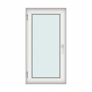 Fereastra 80x150cm, 1 canat, alb, stanga si rabatare, Klass, 7cm, 6 camere, 2 garnituri