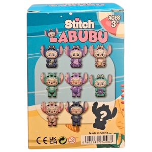 Figurină Stitch Labubu – Mystery Box, Model Aleator - Img 4