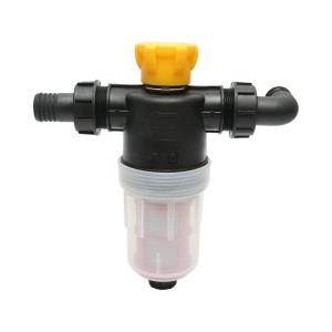 Filtru erbicidator transparent cu 2 site si valva autocuratare, racord 32 mm, Cod: DISPK90