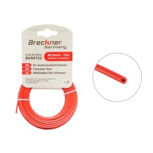 Fir rotund pentru motocoasa, 2.0 mm x 15 m Breckner Germany, BRECKNER GERMANY, BK99722
