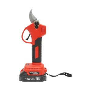 Foarfeca electrica de gradina cu 2 acumulatori 36V, 1.5Ah Li-Ion, 100W, diametru taiere 0-25mm, buton siguranta Breckner Germany, BRECKNER GERMANY, DISUS63 - Img 4