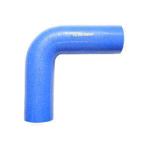 Furtun cotit silicon 90 grade cu insertie textila int. 63.5x200x200mm,Cod: BK92359, Brand: BRECKNER GERMANY - Img 2