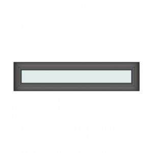 Iluminator 130x30cm, 1 canat, antracit, fix, Klass, 7cm, 6 camere