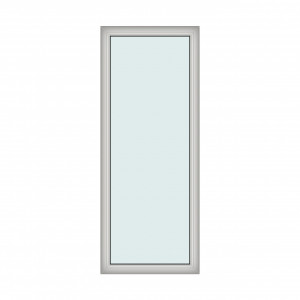 Iluminator 80x200cm, 1 canat, alb, fix, Klass, 7cm, 6 camere