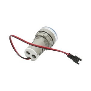 Indicator digital ampermetru si voltmetru LED alb 0-100A/50-500V AC Ø 22mm Breckner Germany, BRECKNER GERMANY, BK76673 - Img 4