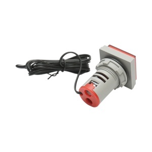 Indicator digital temperatura cu sonda LED rosu 220V/380V AC Ø 22mm Breckner Germany, BRECKNER GERMANY, BK76642 - Img 5