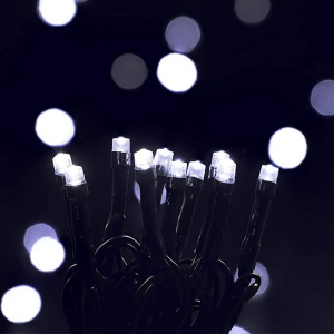 Instalație de Crăciun pe rolă – 50 m, LED Alb Rece, decor festiv modern - Img 3
