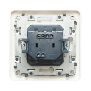 Intrerupator cap scara alb incastrat 220V, 10AX, PC 80x80mm, DISRP47 - Img 3