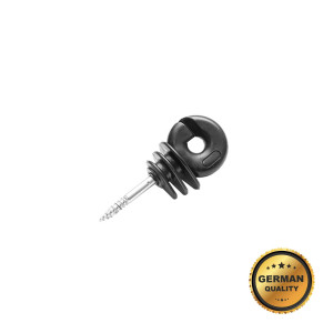 Izolator inelar premium negru PP pentru fir gard electric, Cod: BK87598, Brand: BRECKNER GERMANY