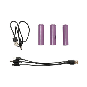 Kit iluminat portabil LED, cu 3 becuri/proiector, panou solar radio FM si baterie 4500 mAhH, pentru pescuit camping, GD-8081FM, Cod: DISLK26, Gdplus - Img 7