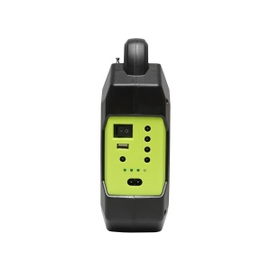 Kit iluminat portabil LED cu 3 becuri/proiector, radio FM panou solar si baterie 6V, 4.5 Ah pentru pescuit camping GD-15, Cod: DISLK27 , Brand: GDPLUS - Img 7