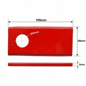 Lama cositoare rotativa 105x48x4mm Ø20mm Breckner Germany, DISNY01 - Img 5
