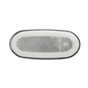 Lampa gabarit laterala ovala LED neon 12V, alba 105x46mm pentru Mercedes Sprinter, VW Crafter Breckner Germany, BK69175