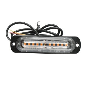Lampa gabarit LED 12-24V, 10W, galben, 10 LED-uri 110x30x10mm, Cod: BK79850 - Img 1