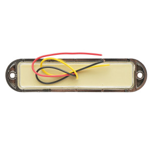 Lampa laterala gabarit slim alba cromata LED 12-24V, galbena FR1286CR, Cod: DISEH34,Brand: BRECKNER GERMANY - Img 3