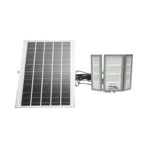 Lampa LED 1300lm, 6500K cu panou solar 25W, baterie LifePO4 3.2V/15Ah si telecomanda IP66 Breckner Germany, BK89104 - Img 3