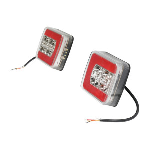 Lampa stop remorca cu Leduri 12/24 V set 106.4x98.8x35mm Cod: BK69018, Echivalență: DISNZ39, Breckner Germany - Img 2