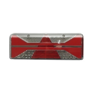 Lampa stop spate dreapta LED camion 24V, 7 pini ASS2.1 cu iluminare numar 400x153x88mm, DISTX11 - Img 1